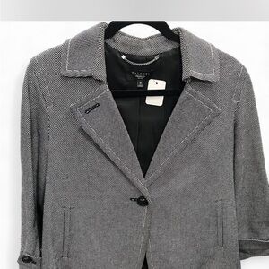 Talbots Women's Black and White Blazer
